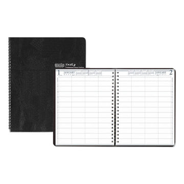 House of Doolittle™ Four-person Group Practice Daily Appointment Book, 11 X 8.5, Black Cover, 12-month (jan To Dec): 2022 freeshipping - TVN Wholesale